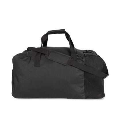 Large sports bag with side compartment